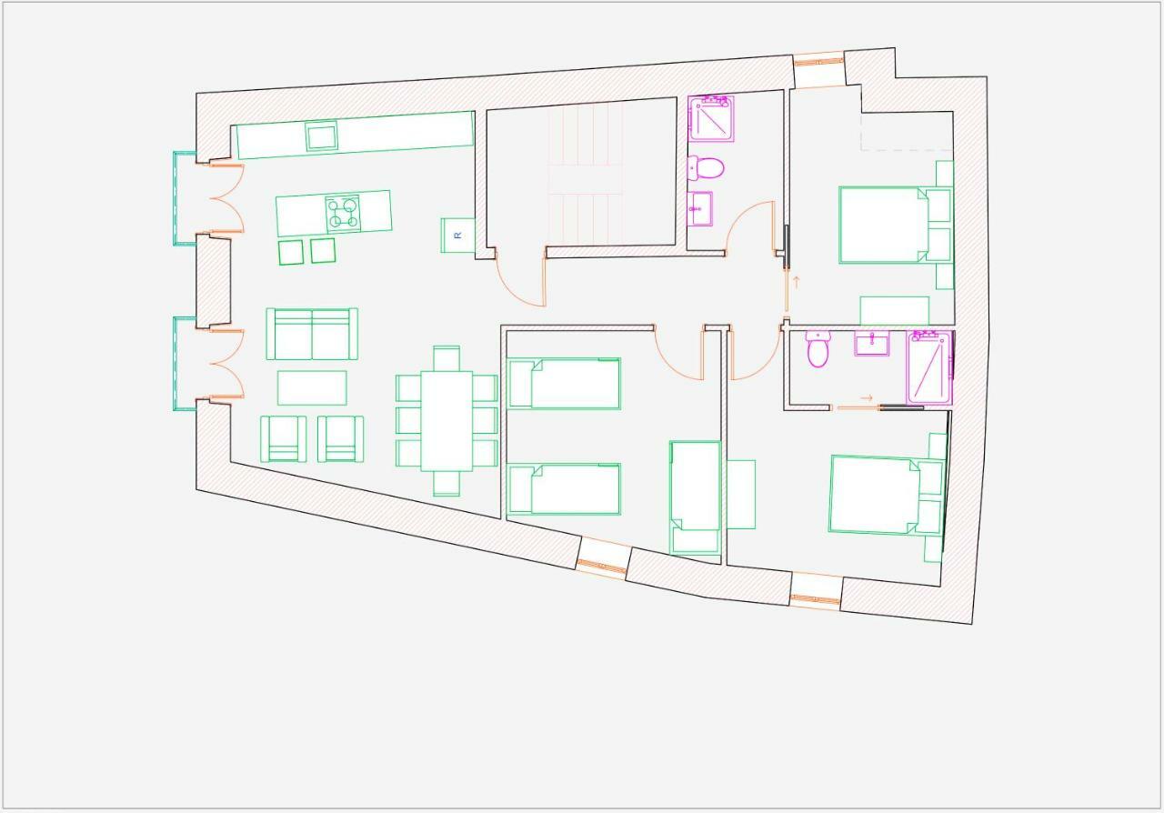 Luxury Apartment-Free Parking 圣地亚哥－德孔波斯特拉 外观 照片